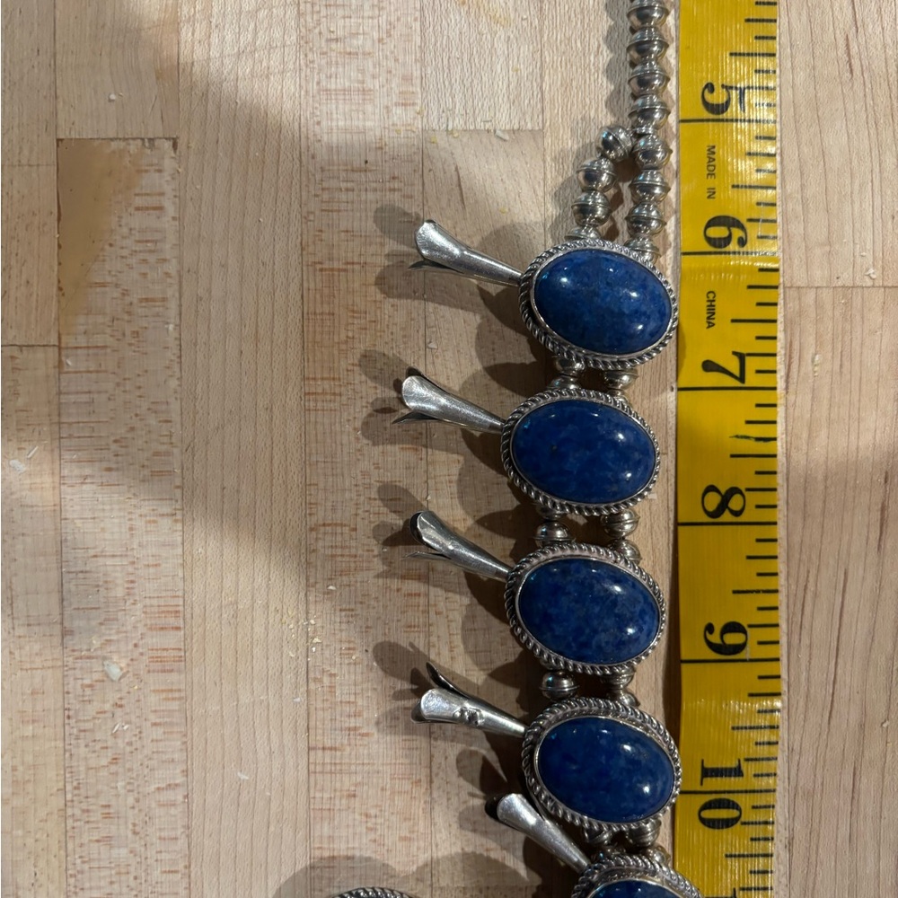 Native American Squash Blossom necklace - Picture 5 of 8